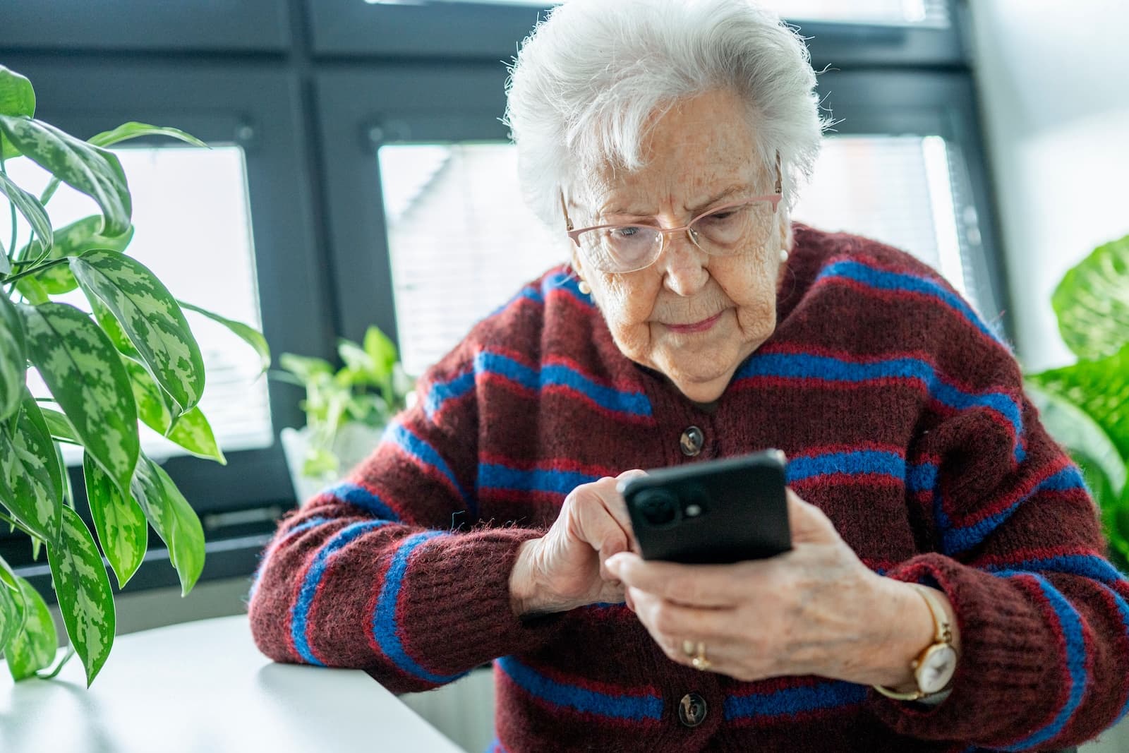 Senior facing phone scam